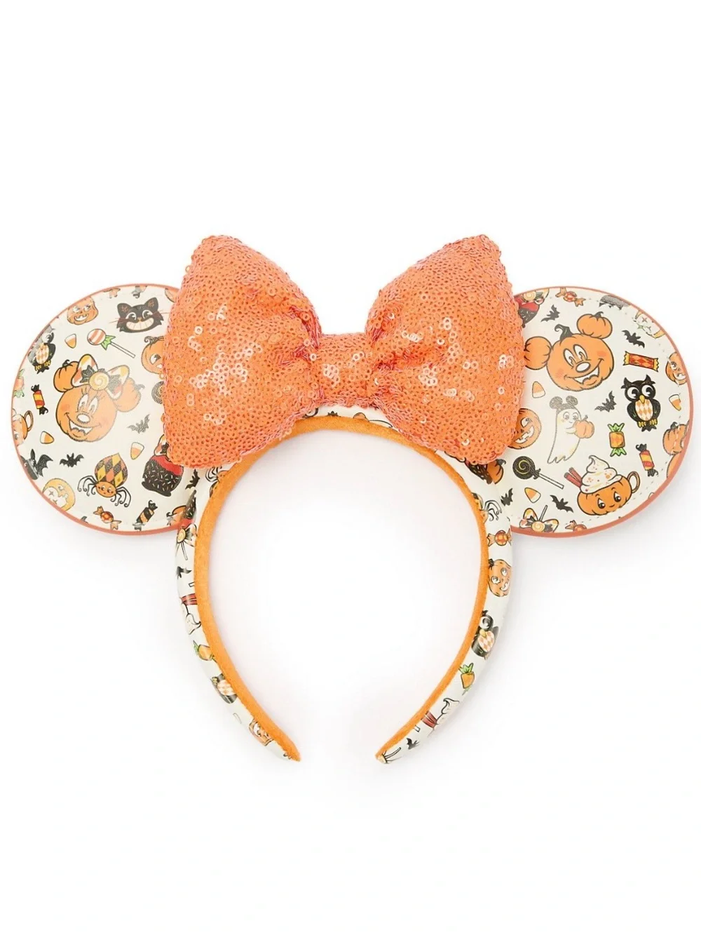 NWT Authentic Disneyland Parks Halloween Kids Mickey Ears Headband